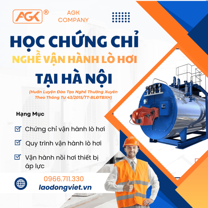 Đào tạo & Cấp Chứng chỉ Lò Hơi (Nồi Hơi) Hà Nội (vận hành áp lực)