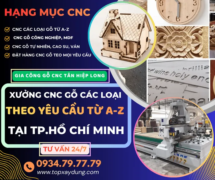 Xưởng Sản Xuất Gia Công Đồ Gỗ Theo Yêu Cầu Tại TPHCM