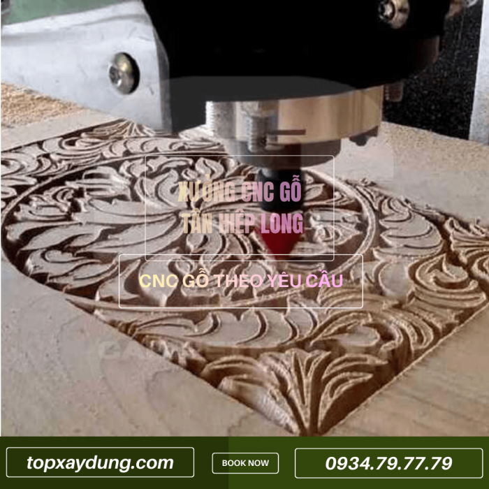 Xưởng Gia Công Thớt Gỗ CNC & Khắc Laser ở Thuận An