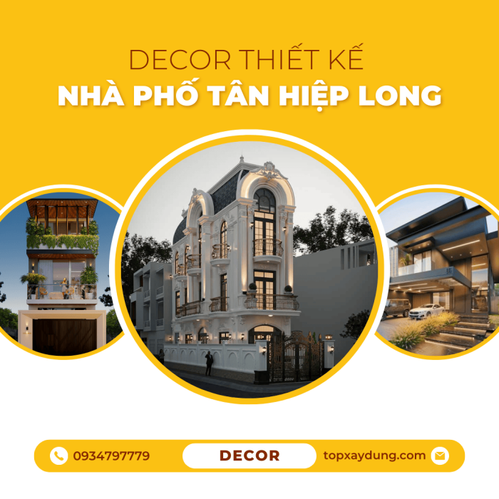 Decor Thiết Kế & Thi Công Nhà Phố trọn gói | Tân Hiệp Long
