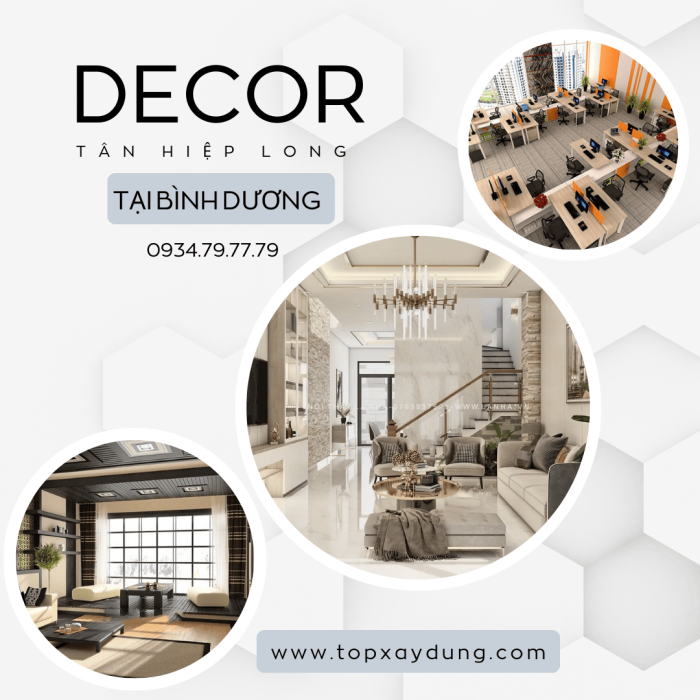 Decor Thiết Kế Thi Công Nội Thất Trọn Gói tại Bình Dương