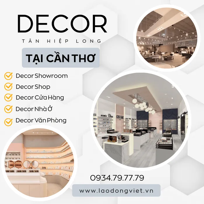 Nhà Decor Thiết Kế Thi Công Shop, Showroom, Cửa Hàng Cần Thơ
