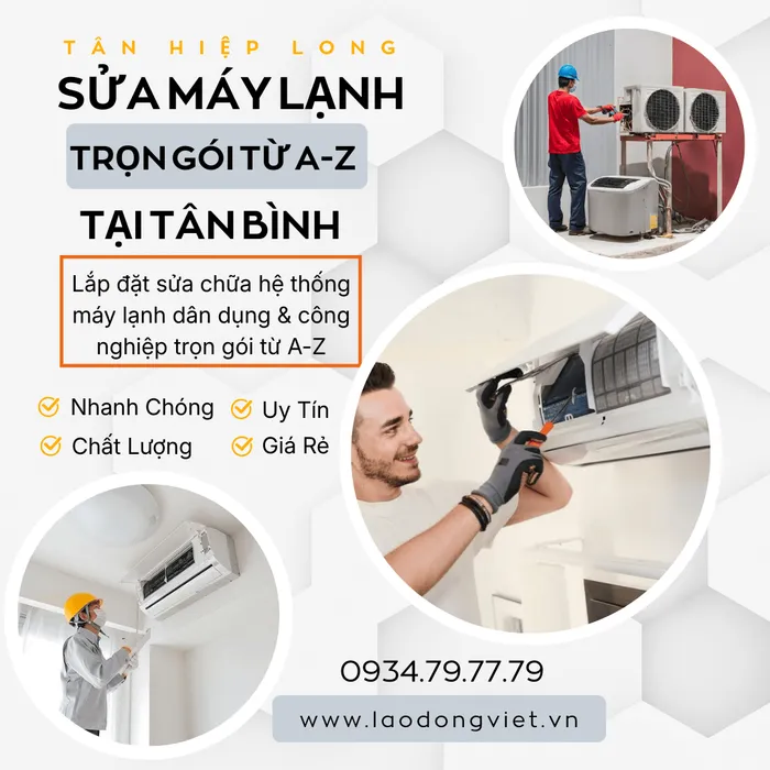 Dịch vụ Thi Công & Sửa Máy Lạnh Trọn Gói ở Tân Bình