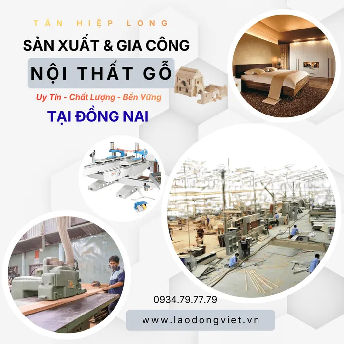 Nhà Máy Sản Xuất Gia công & Thi Công Nội Thất Gỗ Đồng Nai