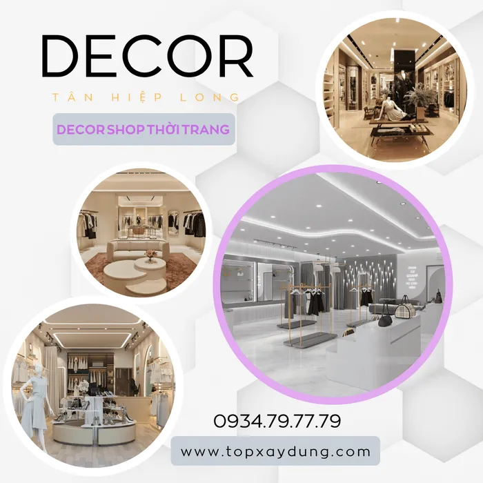 Decor Thiết Kế Thi Công Nội Thất Cửa Hàng Shop Bán Thời Trang