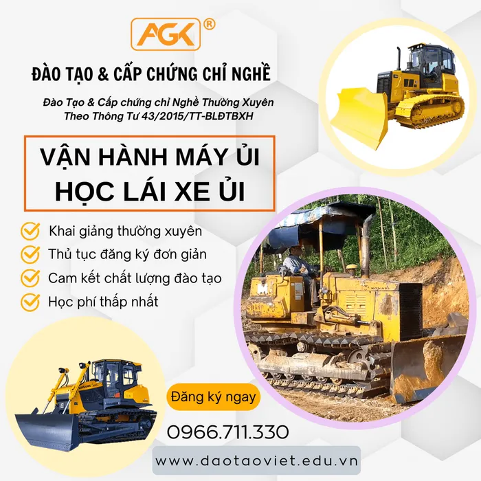 Học Lái Máy Ủi Tại Hải Phòng – Đào Tạo & Cấp Chứng Chỉ Nghề Vận Hành Máy Ủi