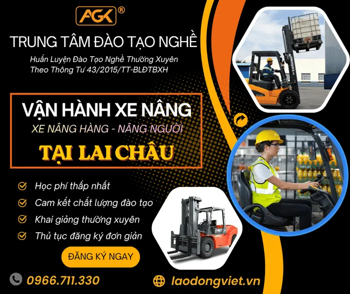 Học Lái Xe Nâng Tại Lai Châu – Đào Tạo Cấp Chứng Chỉ Nghề Vận Hành Xe Nâng