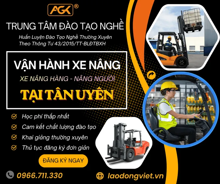 Học Lái Xe Nâng Tại Tân Uyên – Đào Tạo Cấp Chứng Chỉ Nghề Vận Hành Xe Nâng