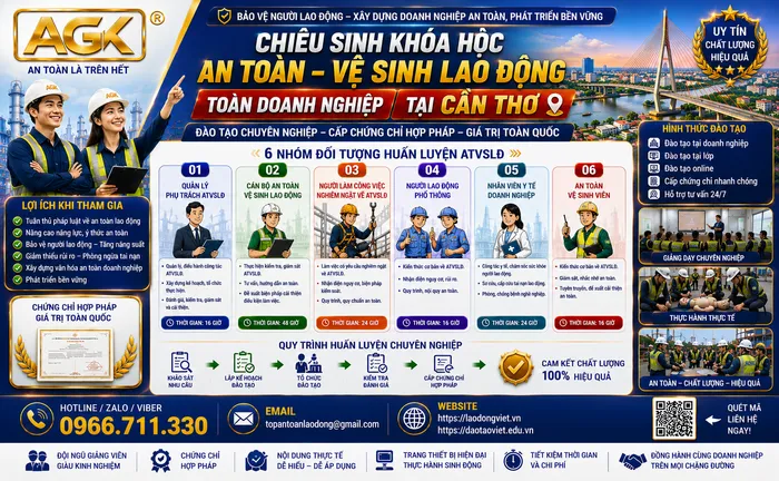 Huấn Luyện An Toàn Lao Động 6 Nhóm tại Cần Thơ
