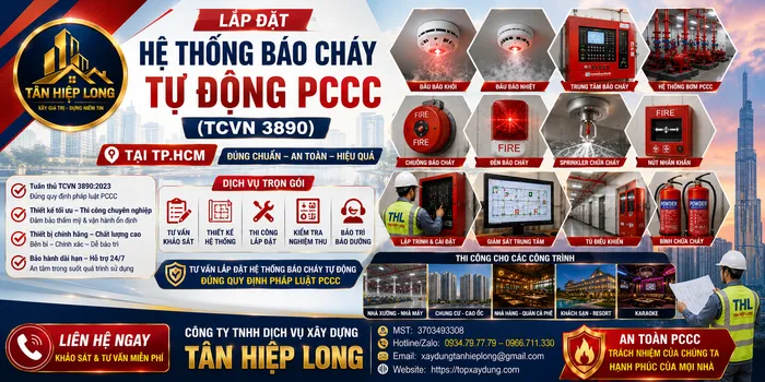 Lắp Đặt Hệ Thống Báo Cháy Tự Động PCCC (TCVN 3890) tại TpHCM