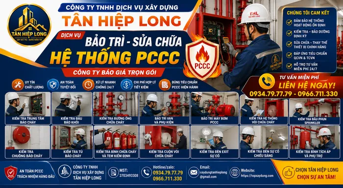 Bảo Trì Sửa Chữa Hệ Thống PCCC ở Dầu Tiếng – Công ty Báo Giá Trọn Gói