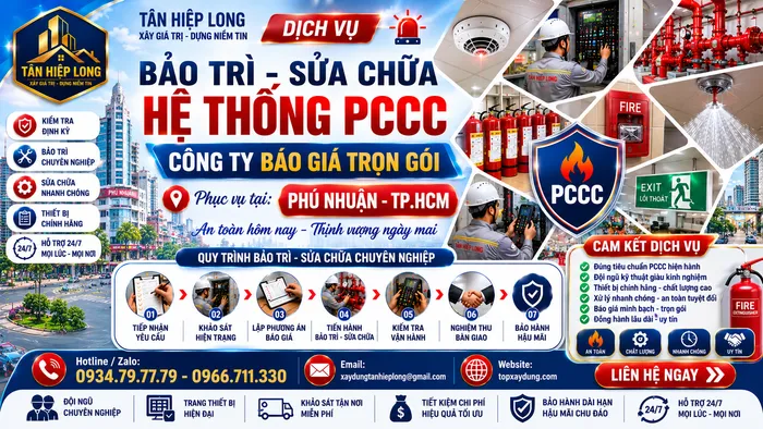 Dịch Vụ Bảo Trì Sửa Chữa Hệ Thống PCCC ở Phú Nhuận – Công ty Báo Giá Trọn Gói