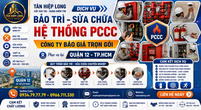 Dịch Vụ Bảo Trì Sửa Chữa Hệ Thống PCCC ở Quận 12 – Công ty Báo Giá Trọn Gói