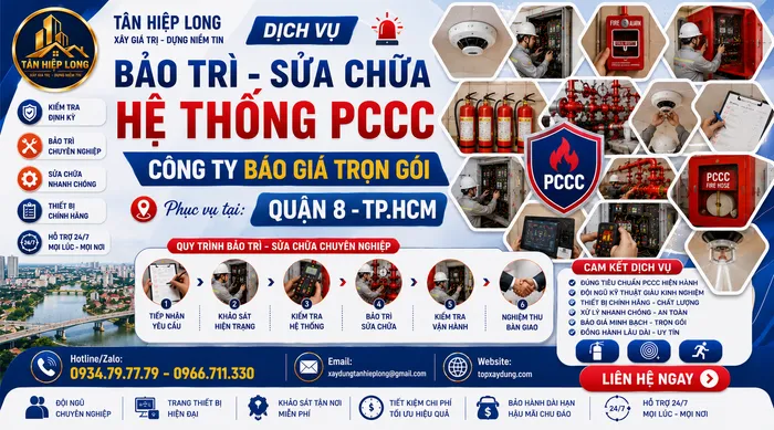 Dịch Vụ Bảo Trì Sửa Chữa Hệ Thống PCCC ở Quận 8 – Công ty Báo Giá Trọn Gói