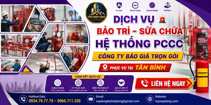 Dịch Vụ Bảo Trì Sửa Chữa Hệ Thống PCCC ở Tân Bình – Công ty Báo Giá Trọn Gói