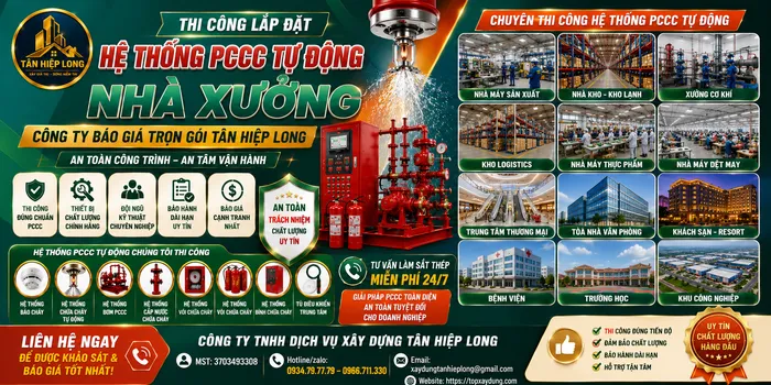 Thi Công Hệ Thống PCCC Tự Động Nhà Xưởng ở Bình Dương – Công Ty Báo Giá Trọn Gói
