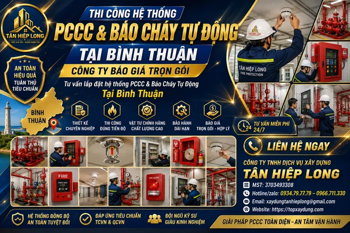 Lắp Đặt Bảo Trì & Sửa Chữa Hệ Thống PCCC ở các KCN Bình Thuận